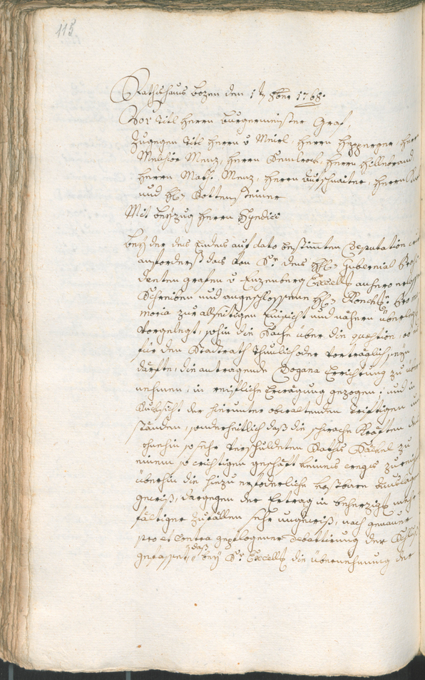 Archivio Storico della Città di Bolzano - BOhisto protocollo consiliare 1768/71 