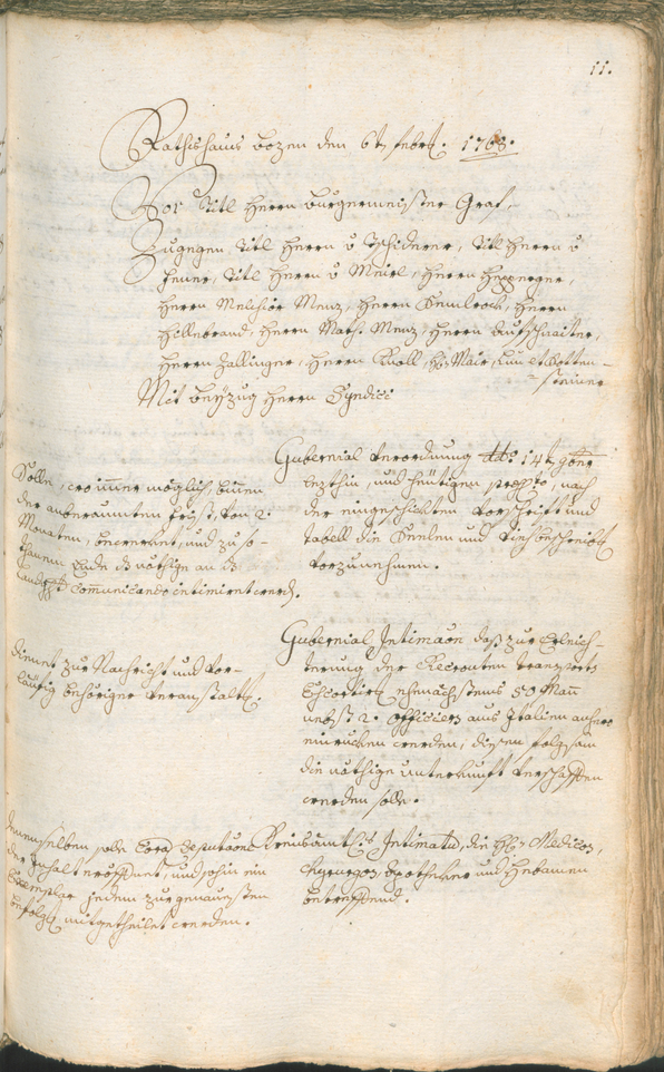 Civic Archives of Bozen-Bolzano - BOhisto Ratsprotokoll 1768/71 