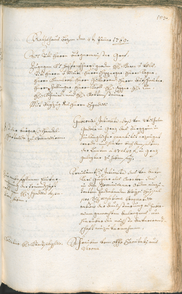 Civic Archives of Bozen-Bolzano - BOhisto Ratsprotokoll 1768/71 