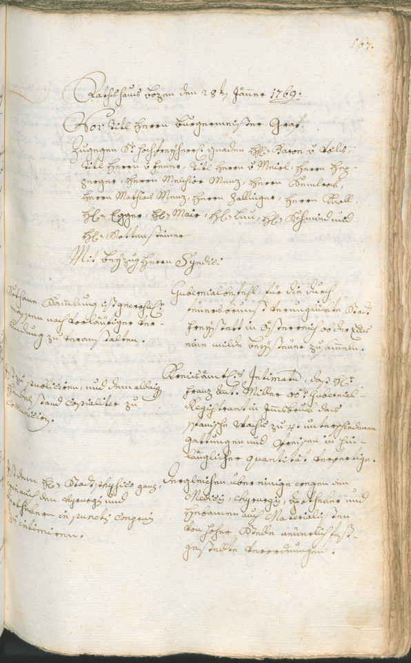 Archivio Storico della Città di Bolzano - BOhisto protocollo consiliare 1768/71 