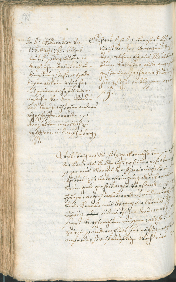 Civic Archives of Bozen-Bolzano - BOhisto Ratsprotokoll 1768/71 