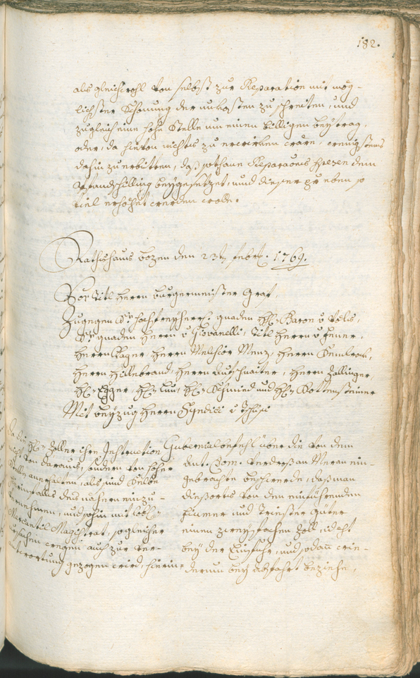 Archivio Storico della Città di Bolzano - BOhisto protocollo consiliare 1768/71 