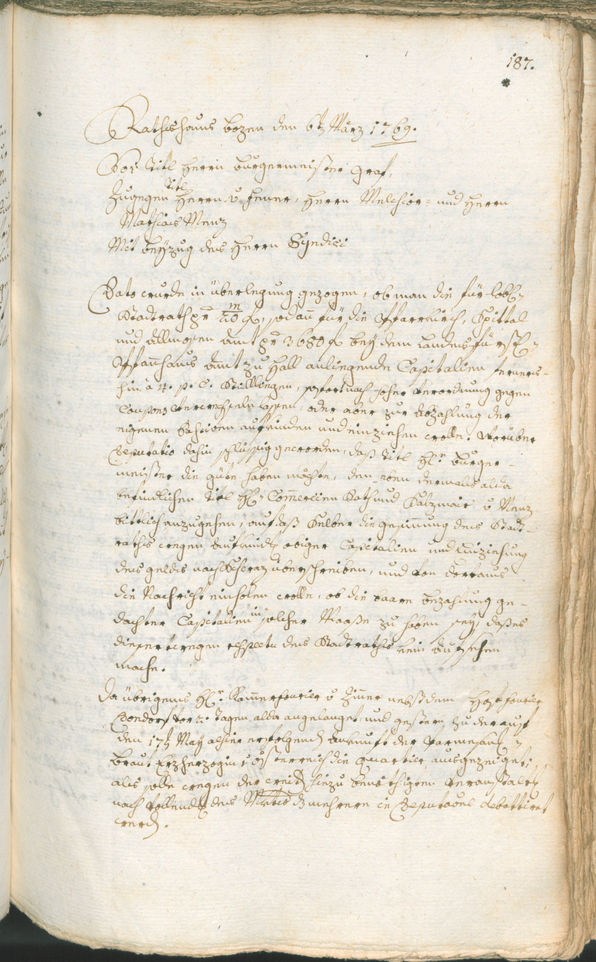 Civic Archives of Bozen-Bolzano - BOhisto Ratsprotokoll 1768/71 