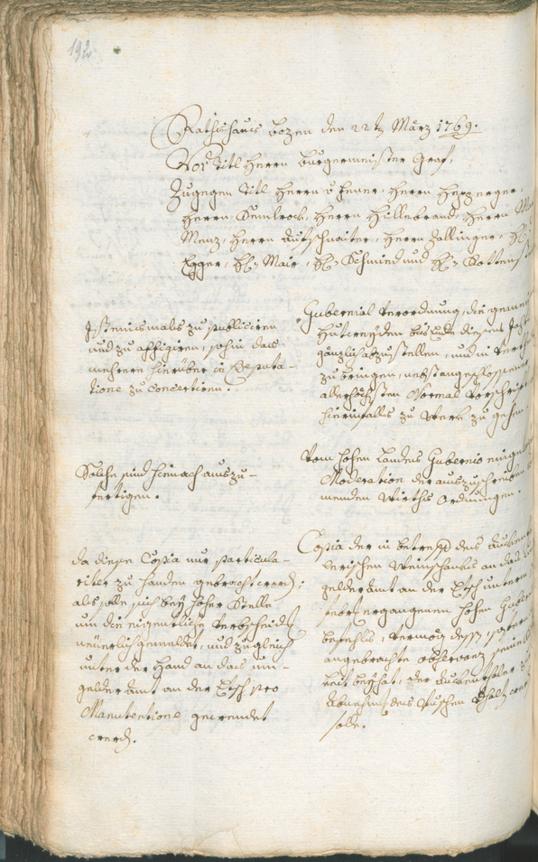 Civic Archives of Bozen-Bolzano - BOhisto Ratsprotokoll 1768/71 