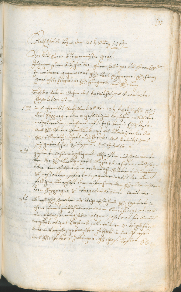 Civic Archives of Bozen-Bolzano - BOhisto Ratsprotokoll 1768/71 