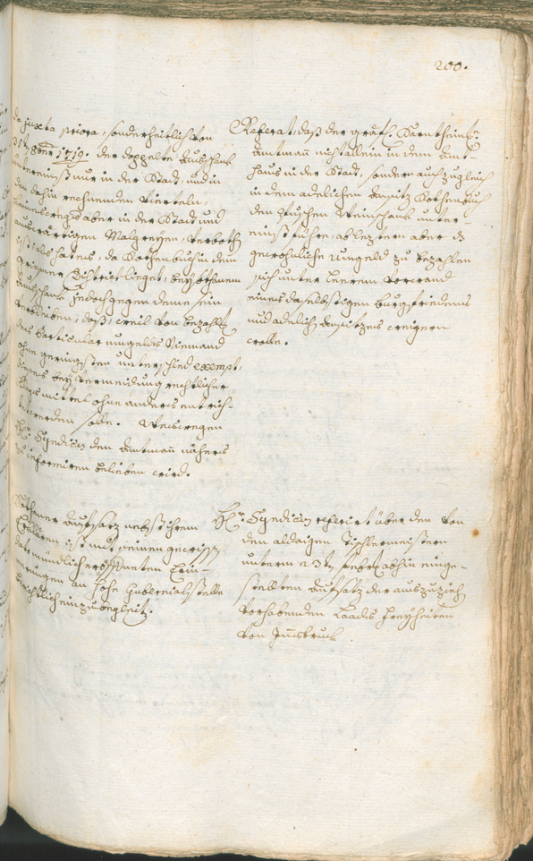 Stadtarchiv Bozen - BOhisto Ratsprotokoll 1768/71 