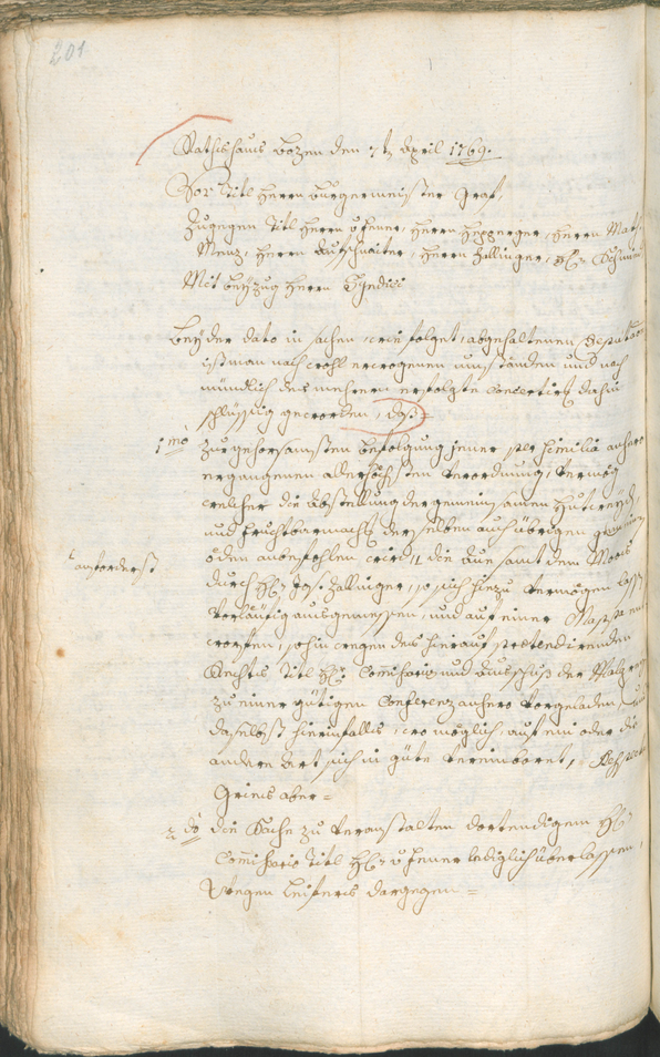 Civic Archives of Bozen-Bolzano - BOhisto Ratsprotokoll 1768/71 