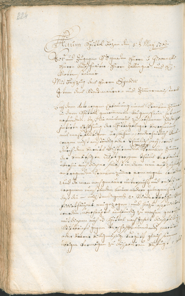 Archivio Storico della Città di Bolzano - BOhisto protocollo consiliare 1768/71 