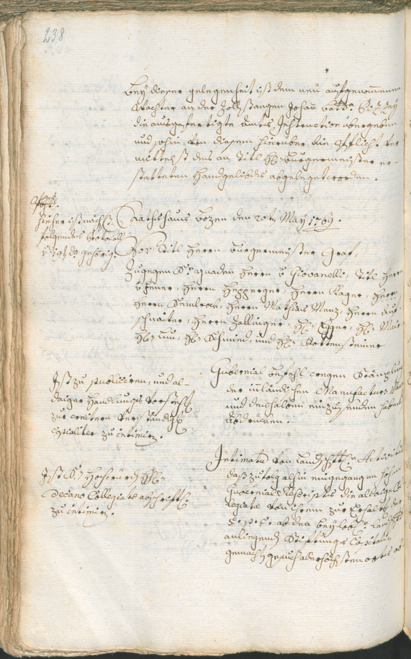 Civic Archives of Bozen-Bolzano - BOhisto Ratsprotokoll 1768/71 