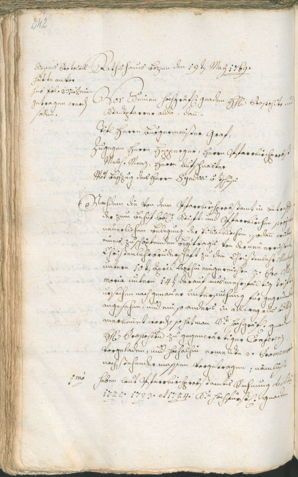 Civic Archives of Bozen-Bolzano - BOhisto Ratsprotokoll 1768/71 