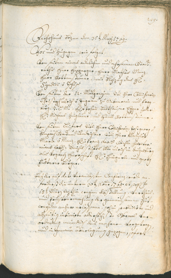 Civic Archives of Bozen-Bolzano - BOhisto Ratsprotokoll 1768/71 