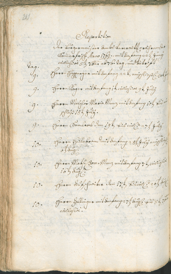 Civic Archives of Bozen-Bolzano - BOhisto Ratsprotokoll 1768/71 