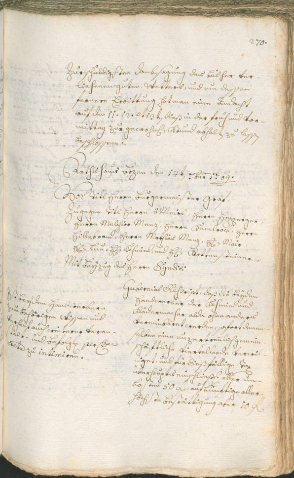 Civic Archives of Bozen-Bolzano - BOhisto Ratsprotokoll 1768/71 