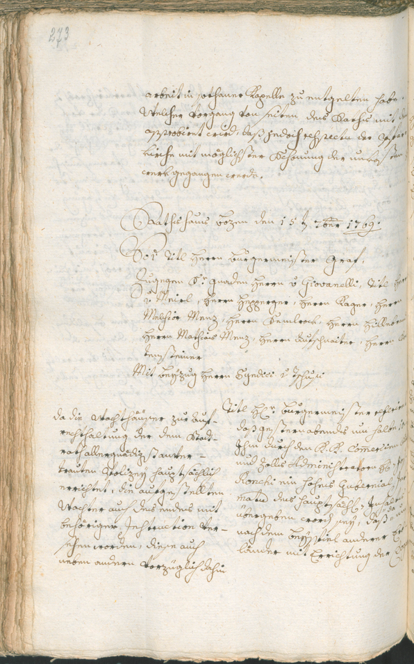 Civic Archives of Bozen-Bolzano - BOhisto Ratsprotokoll 1768/71 