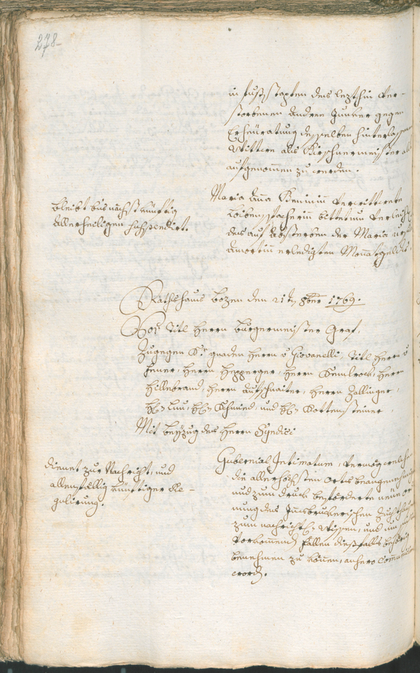 Civic Archives of Bozen-Bolzano - BOhisto Ratsprotokoll 1768/71 