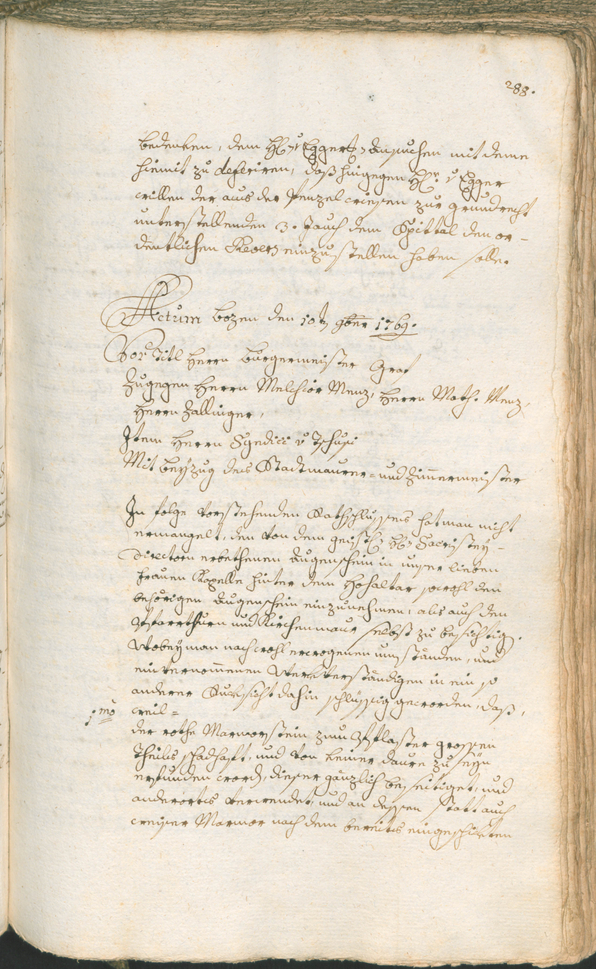 Civic Archives of Bozen-Bolzano - BOhisto Ratsprotokoll 1768/71 