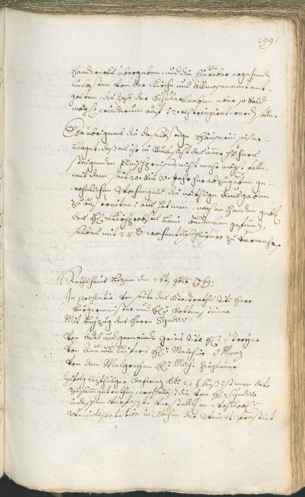 Civic Archives of Bozen-Bolzano - BOhisto Ratsprotokoll 1768/71 