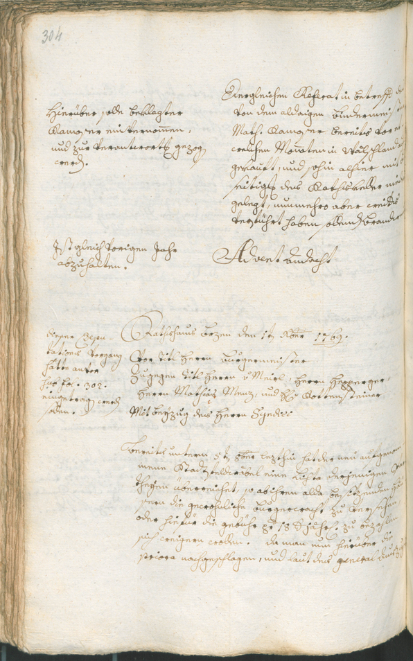 Archivio Storico della Città di Bolzano - BOhisto protocollo consiliare 1768/71 