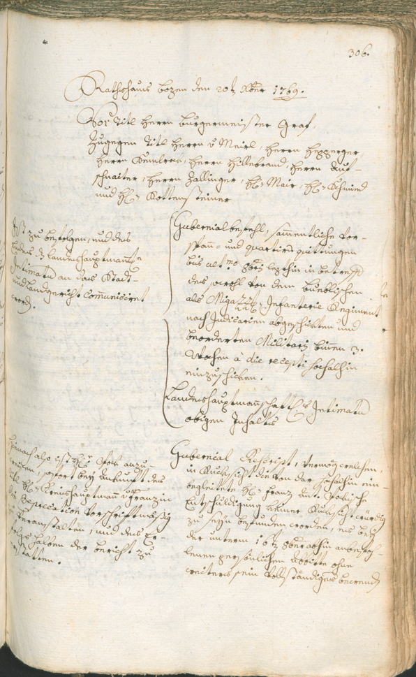 Civic Archives of Bozen-Bolzano - BOhisto Ratsprotokoll 1768/71 