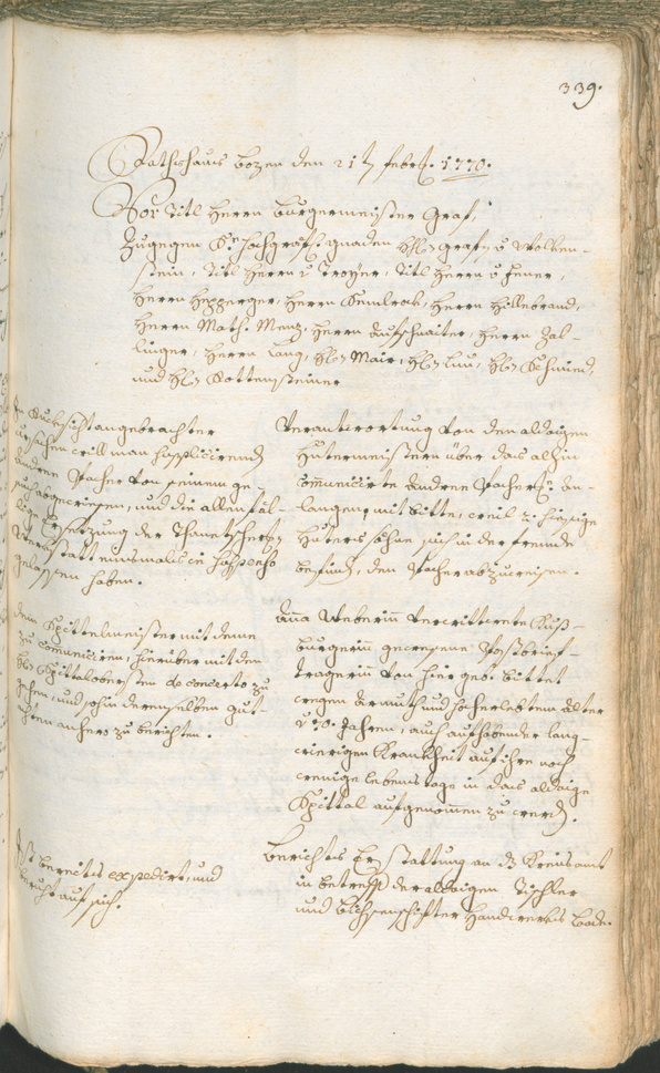 Civic Archives of Bozen-Bolzano - BOhisto Ratsprotokoll 1768/71 