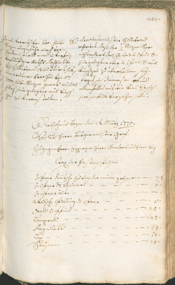 Archivio Storico della Città di Bolzano - BOhisto protocollo consiliare 1768/71 