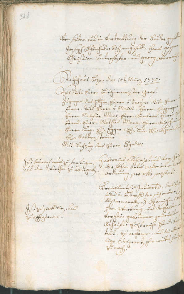 Civic Archives of Bozen-Bolzano - BOhisto Ratsprotokoll 1768/71 