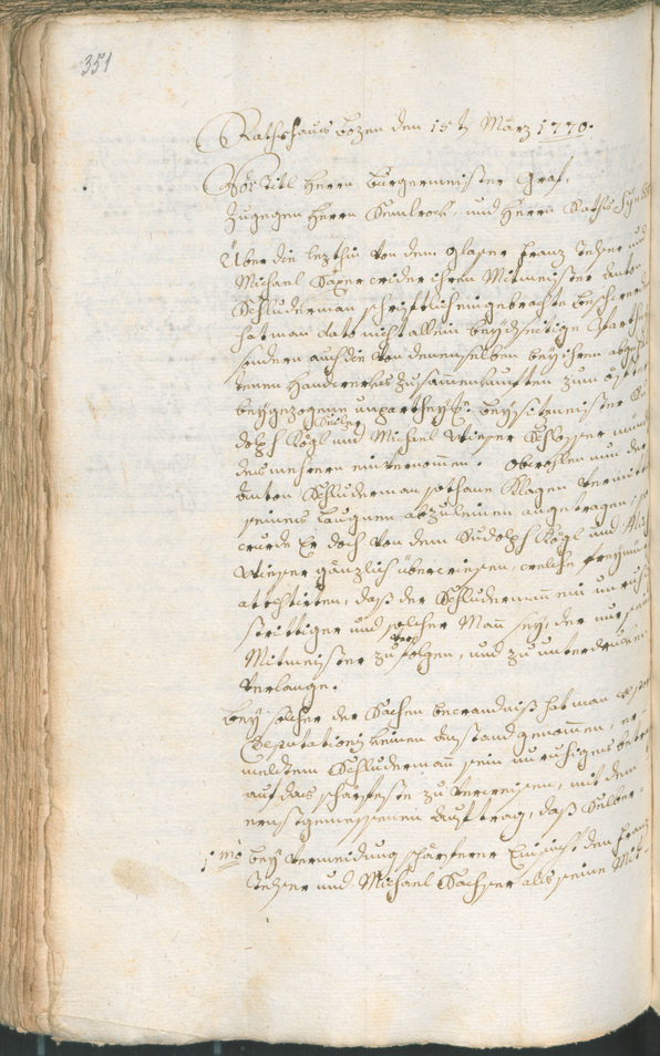 Civic Archives of Bozen-Bolzano - BOhisto Ratsprotokoll 1768/71 