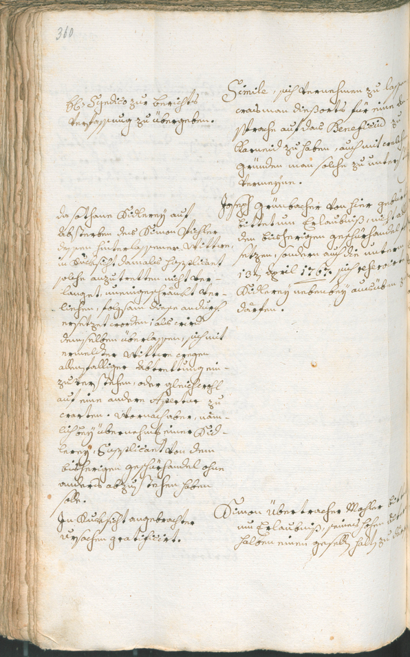 Civic Archives of Bozen-Bolzano - BOhisto Ratsprotokoll 1768/71 