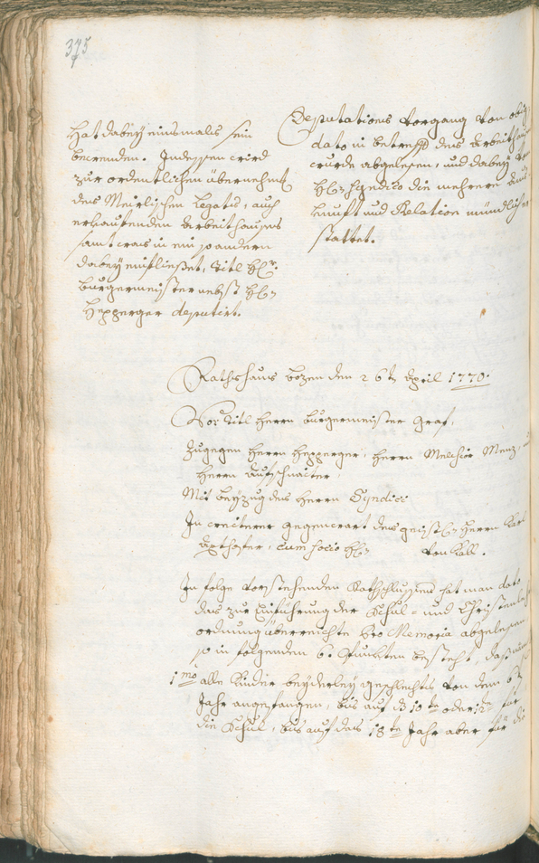 Civic Archives of Bozen-Bolzano - BOhisto Ratsprotokoll 1768/71 