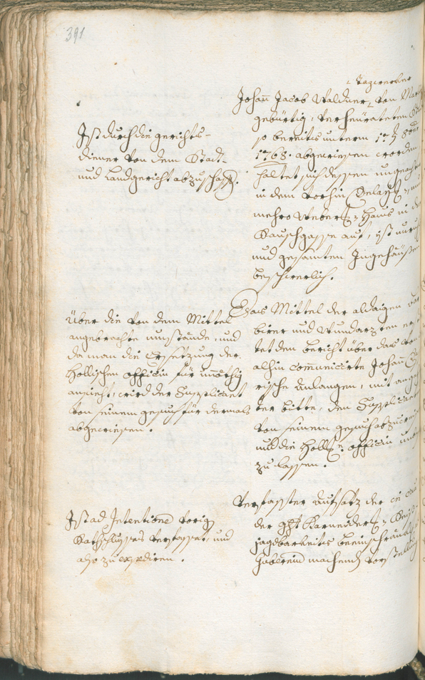 Civic Archives of Bozen-Bolzano - BOhisto Ratsprotokoll 1768/71 