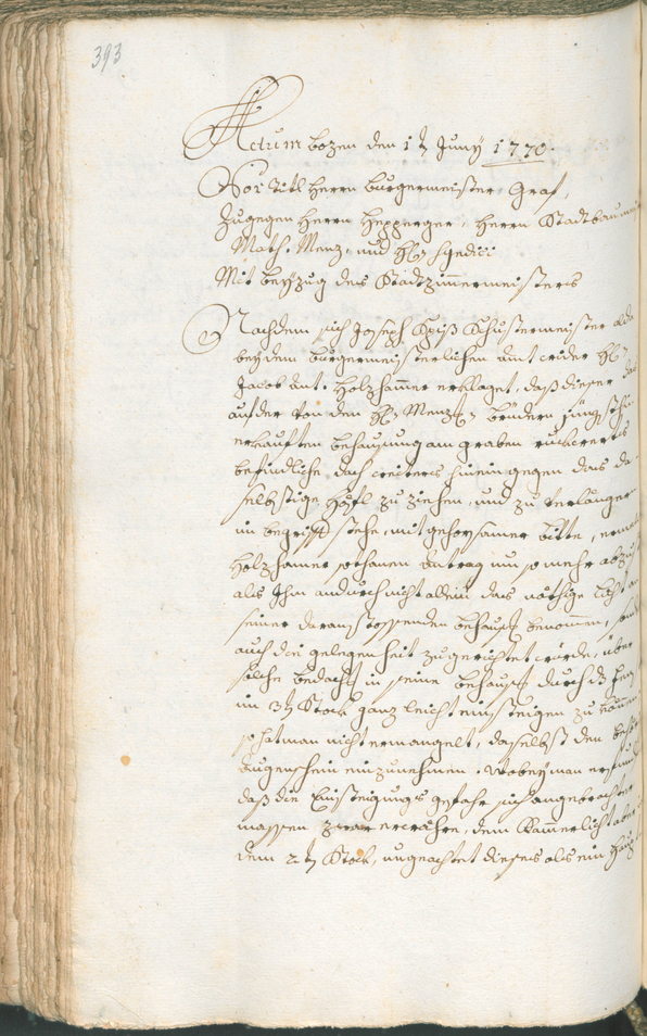 Archivio Storico della Città di Bolzano - BOhisto protocollo consiliare 1768/71 