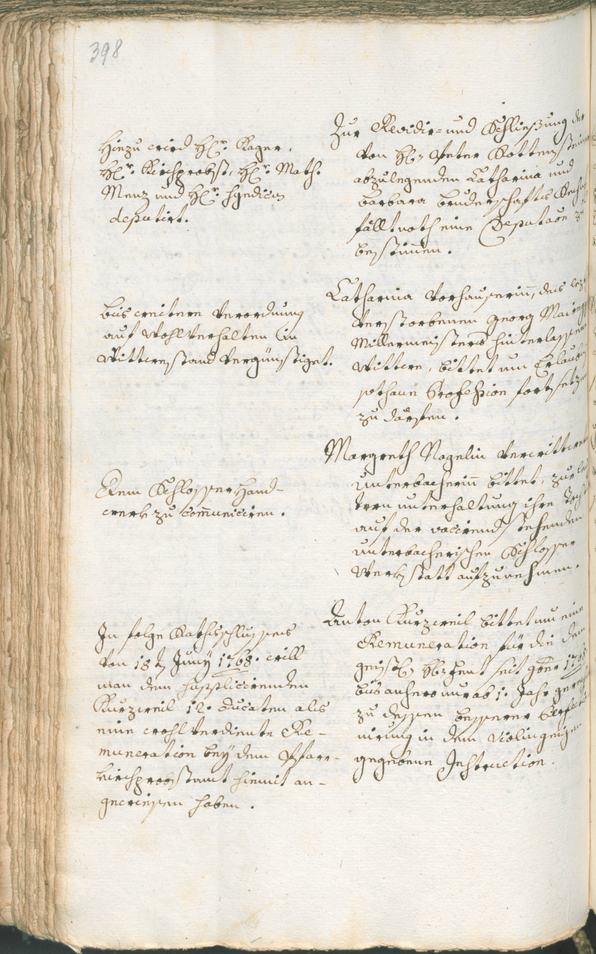 Archivio Storico della Città di Bolzano - BOhisto protocollo consiliare 1768/71 