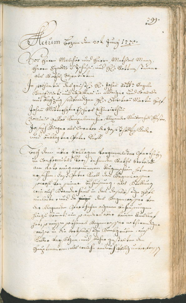 Civic Archives of Bozen-Bolzano - BOhisto Ratsprotokoll 1768/71 