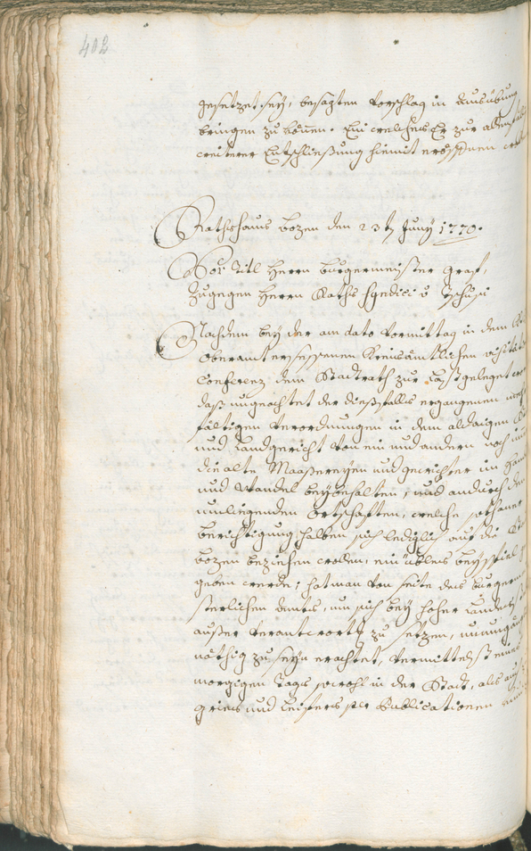 Civic Archives of Bozen-Bolzano - BOhisto Ratsprotokoll 1768/71 