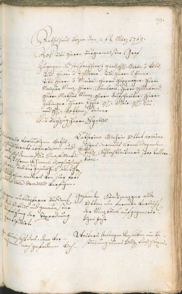 Civic Archives of Bozen-Bolzano - BOhisto Ratsprotokoll 1768/71 