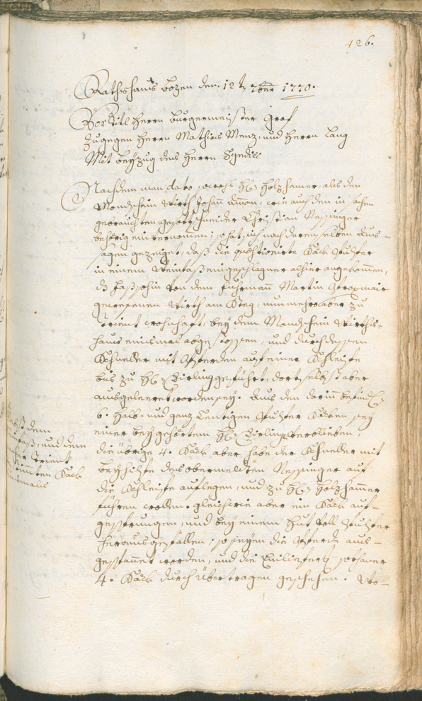 Civic Archives of Bozen-Bolzano - BOhisto Ratsprotokoll 1768/71 