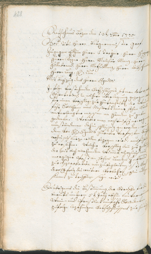 Archivio Storico della Città di Bolzano - BOhisto protocollo consiliare 1768/71 