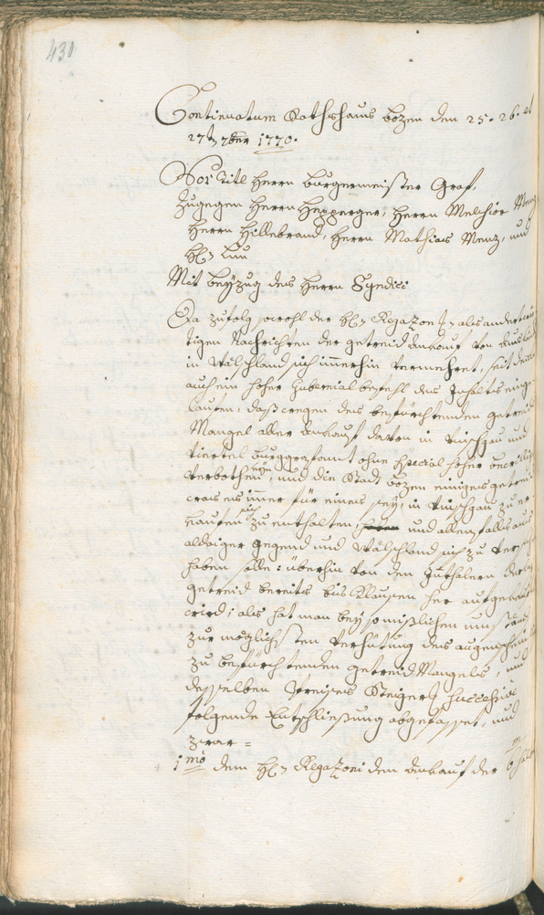 Archivio Storico della Città di Bolzano - BOhisto protocollo consiliare 1768/71 