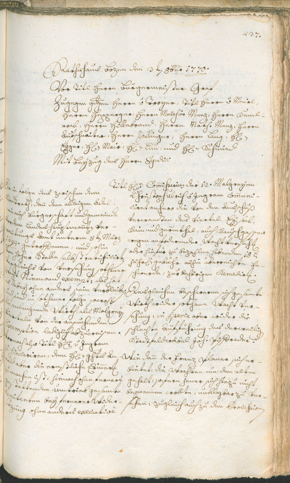 Civic Archives of Bozen-Bolzano - BOhisto Ratsprotokoll 1768/71 