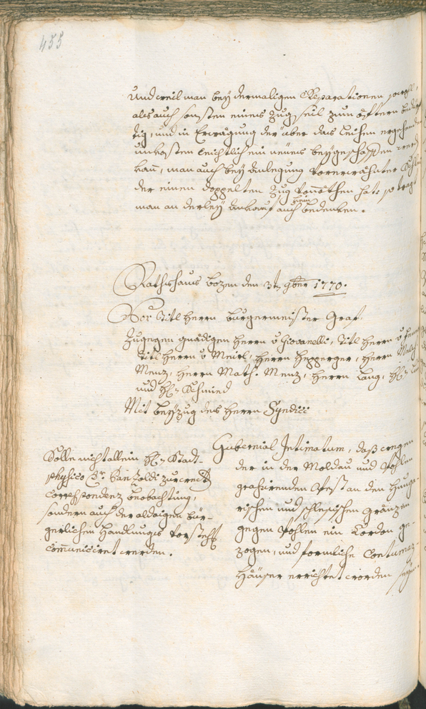 Civic Archives of Bozen-Bolzano - BOhisto Ratsprotokoll 1768/71 