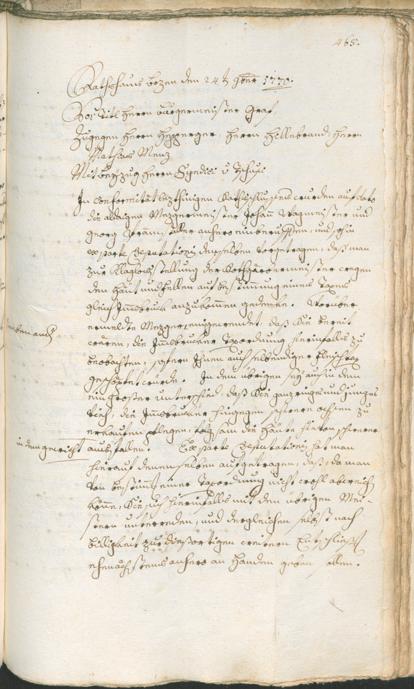 Civic Archives of Bozen-Bolzano - BOhisto Ratsprotokoll 1768/71 