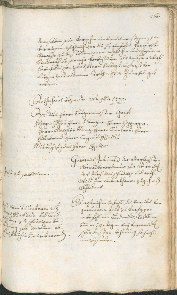 Civic Archives of Bozen-Bolzano - BOhisto Ratsprotokoll 1768/71 