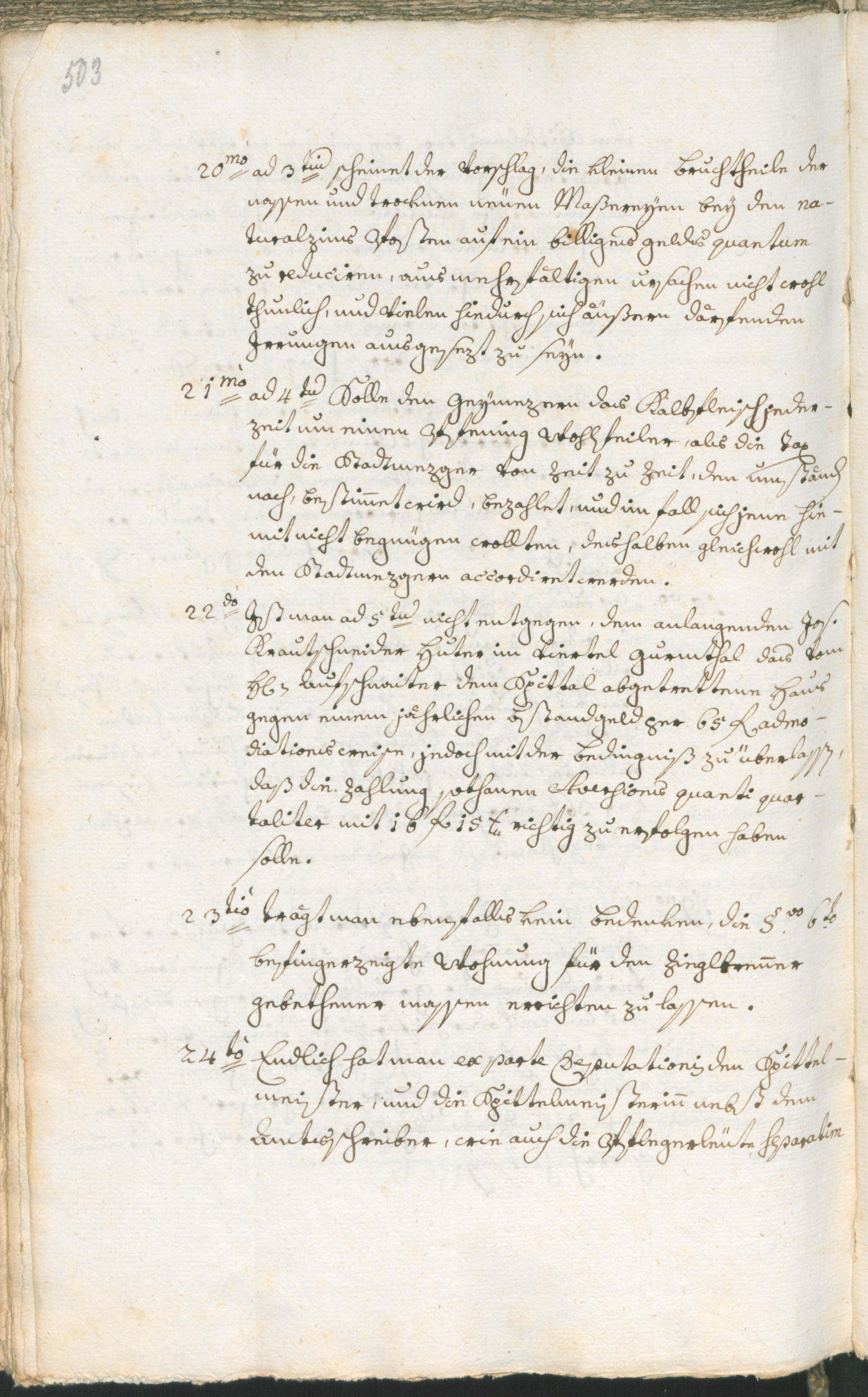 Stadtarchiv Bozen - BOhisto Ratsprotokoll 1768/71 