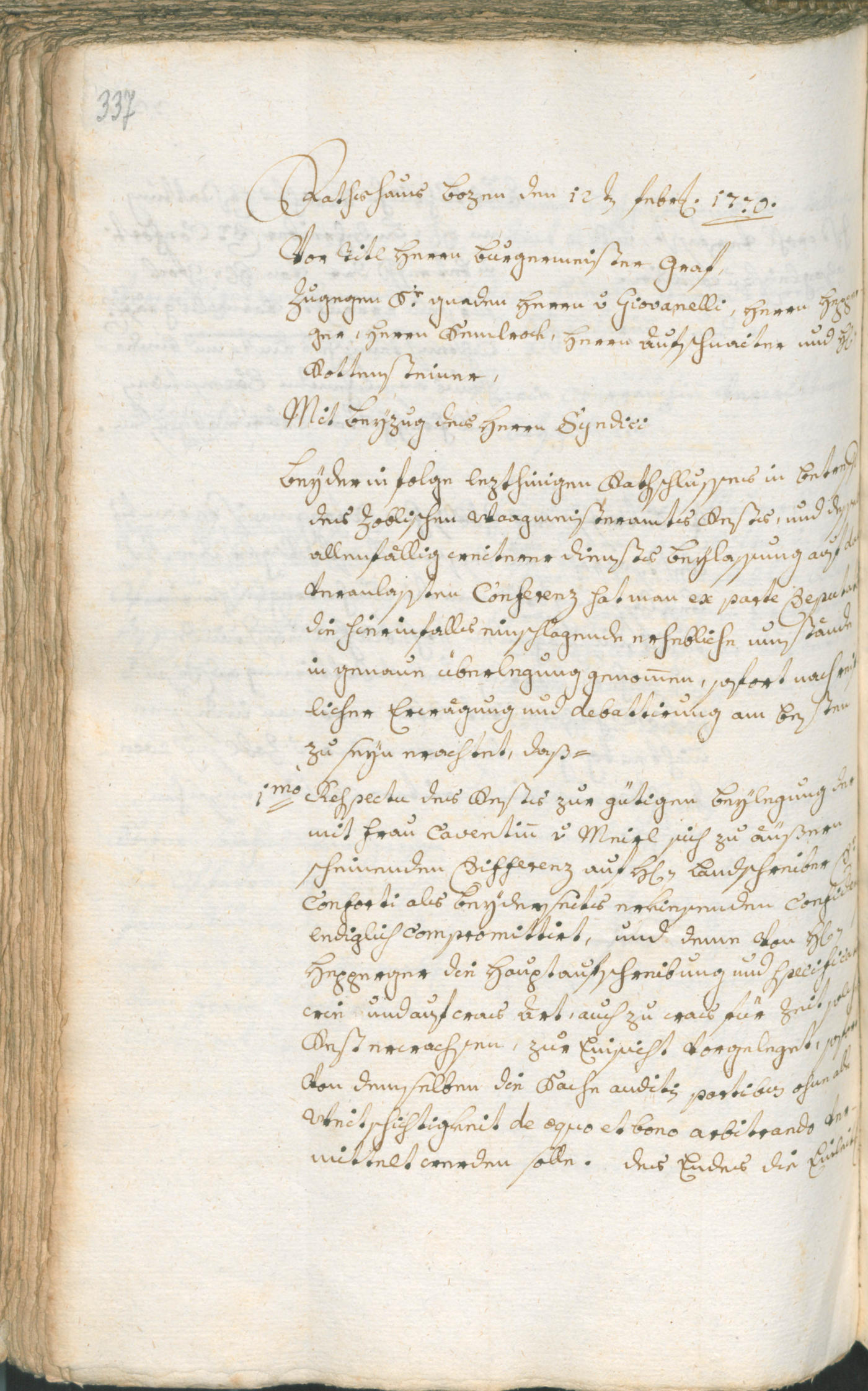 Civic Archives of Bozen-Bolzano - BOhisto Ratsprotokoll 1768/71 