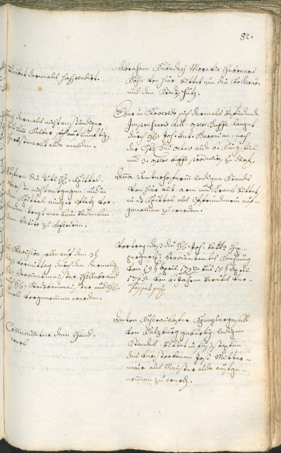 Civic Archives of Bozen-Bolzano - BOhisto Ratsprotokoll 1768/71 