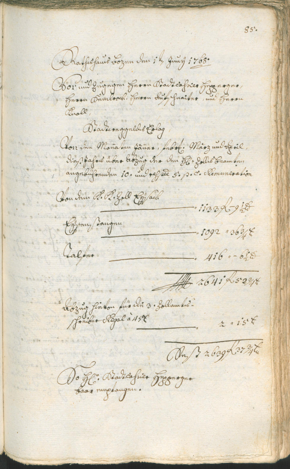 Civic Archives of Bozen-Bolzano - BOhisto Ratsprotokoll 1768/71 