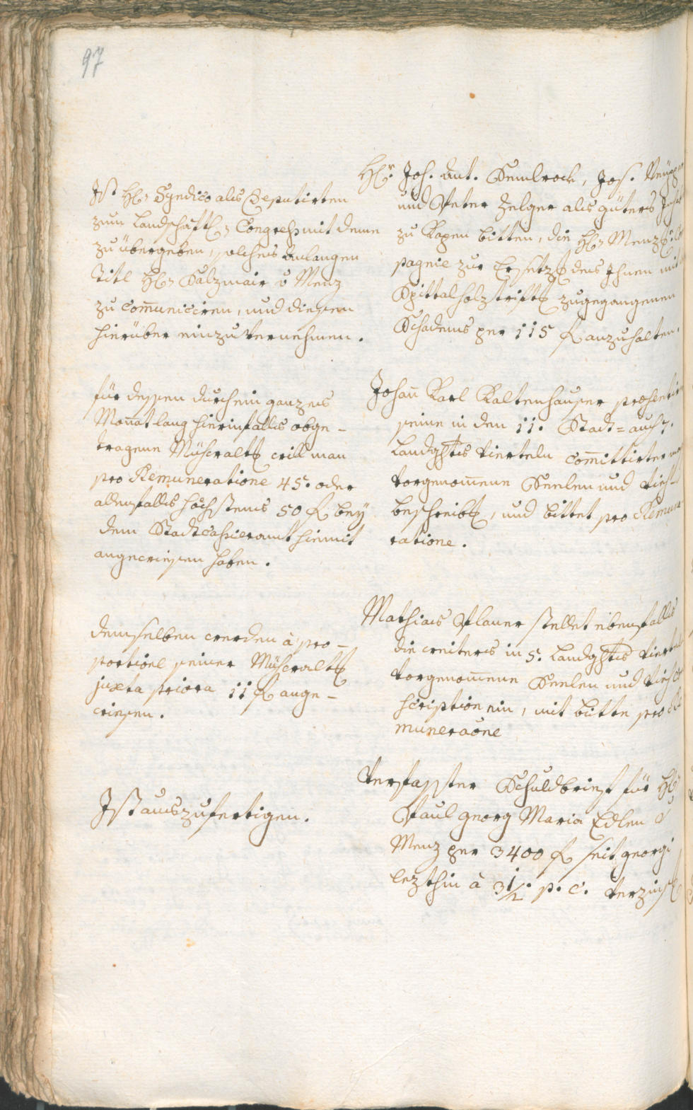 Civic Archives of Bozen-Bolzano - BOhisto Ratsprotokoll 1768/71 