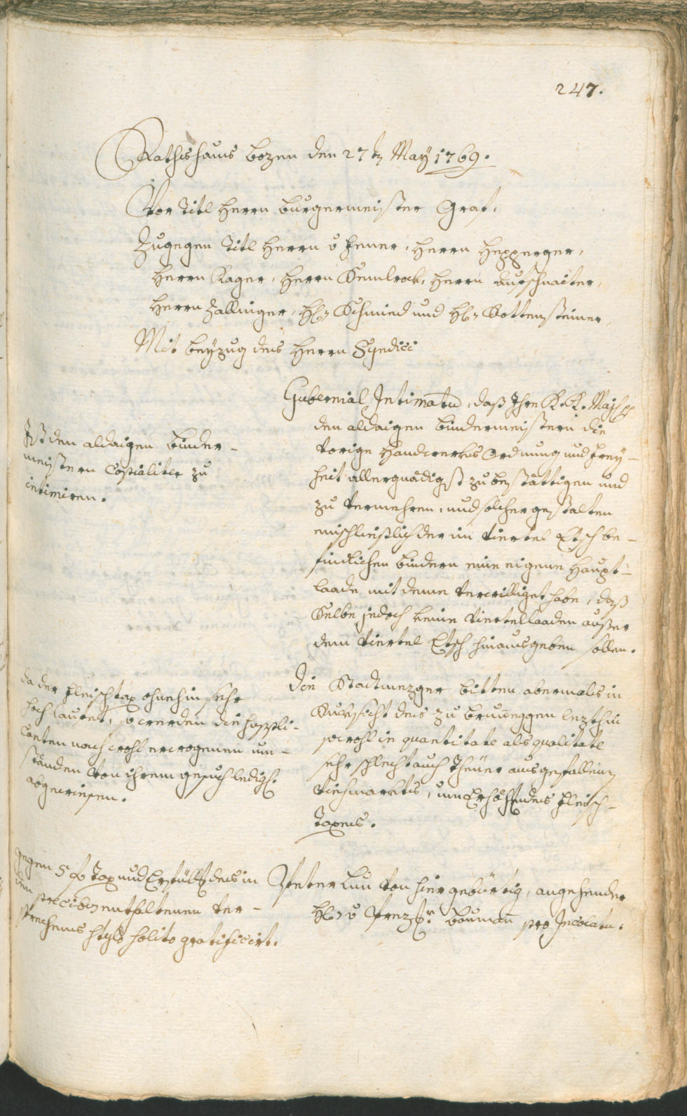 Civic Archives of Bozen-Bolzano - BOhisto Ratsprotokoll 1768/71 
