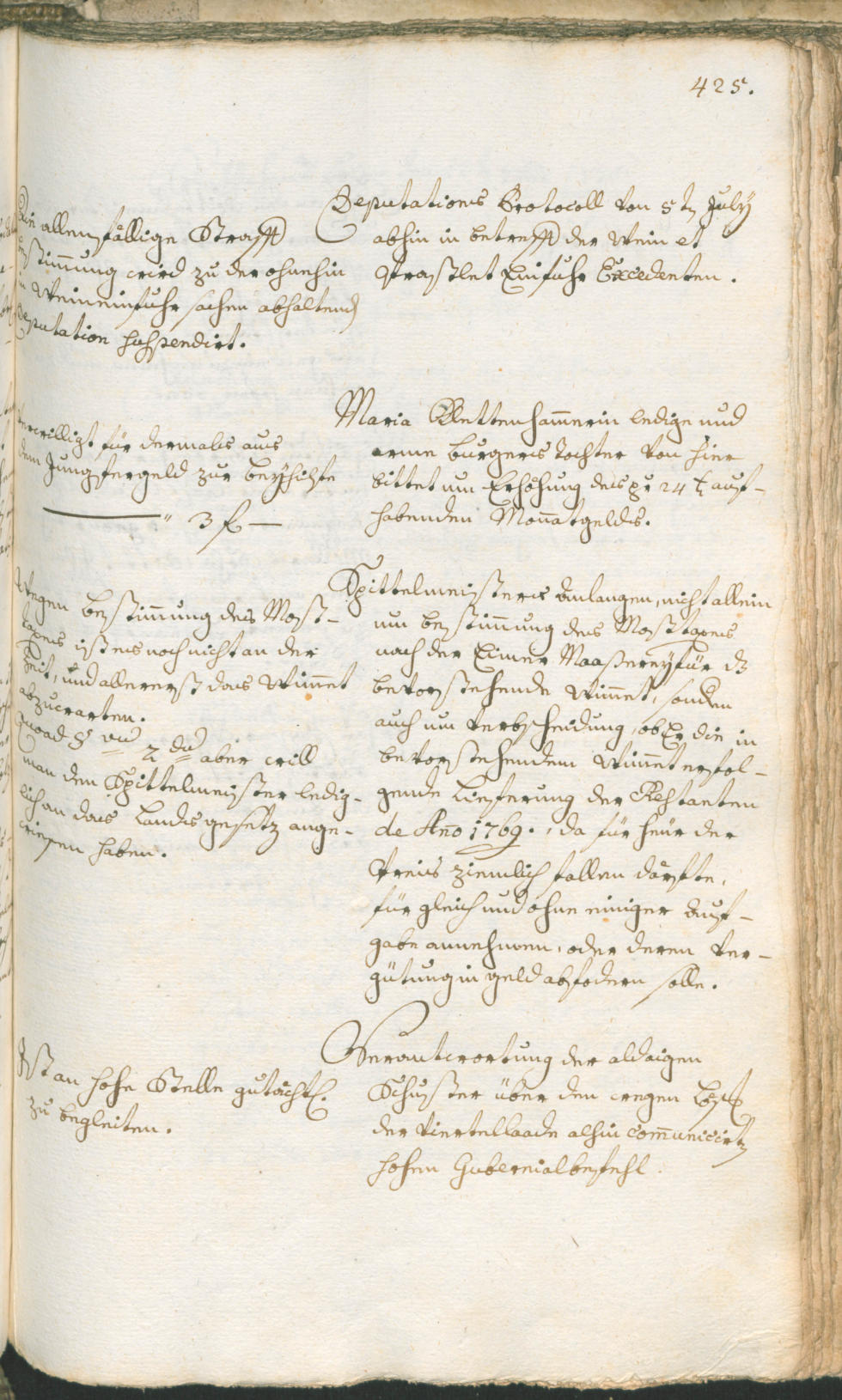 Civic Archives of Bozen-Bolzano - BOhisto Ratsprotokoll 1768/71 