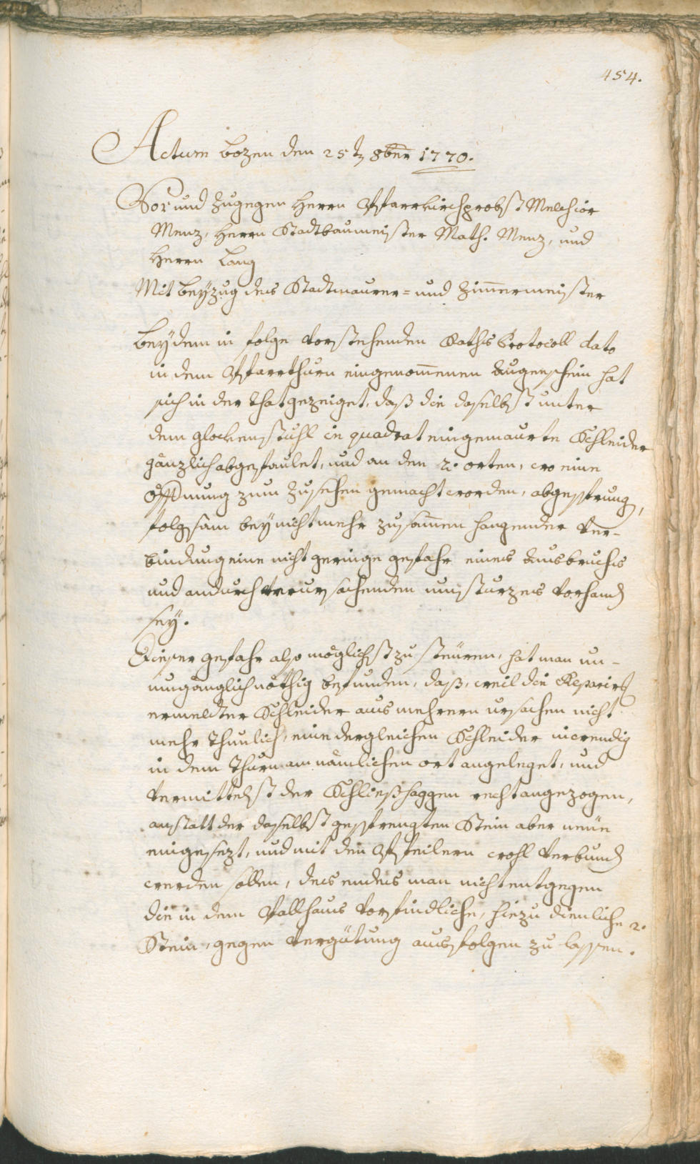 Civic Archives of Bozen-Bolzano - BOhisto Ratsprotokoll 1768/71 
